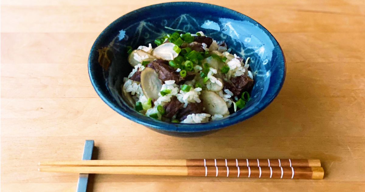 【調理法】くじらの炊き込みご飯 〜大和煮缶詰でシンプルに！〜